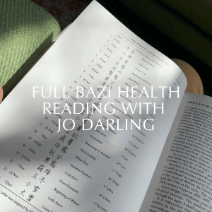 Full Bazi Health Reading - Zoom With Jo Darling